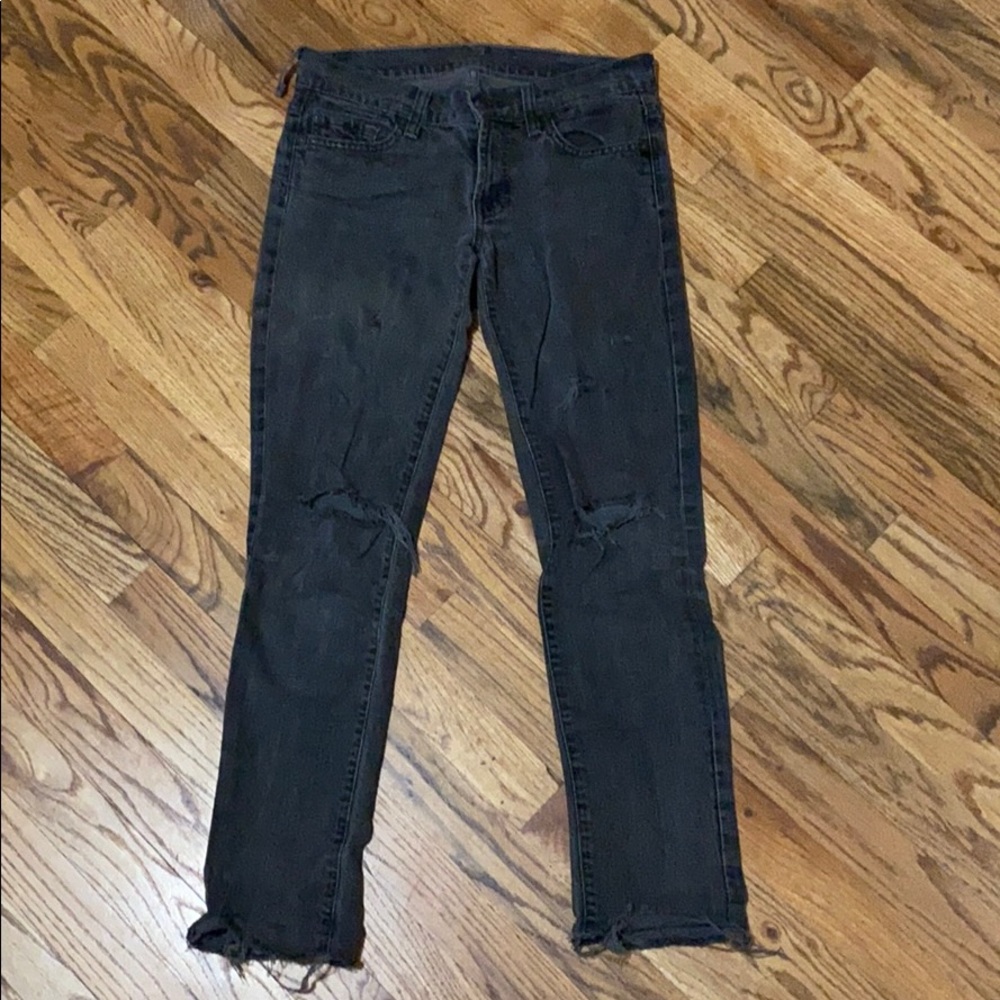 Vintage Seven for all mankind black jeans